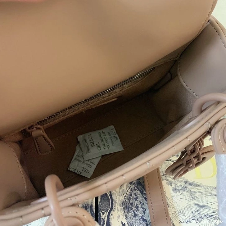 Cheap Mini Dior Ultramatte Cannage Calfskin Khaki Lady Bag 0727 Luxury